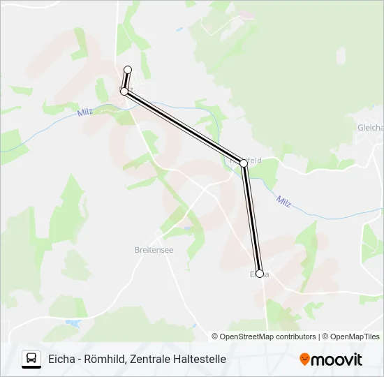 404 Bus Line Map