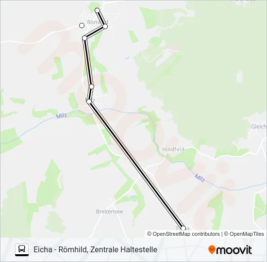 404 Bus Line Map