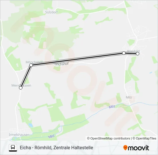 404 Bus Line Map