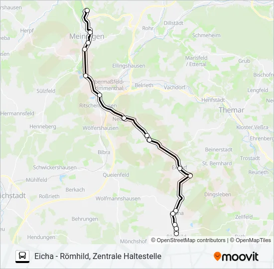 404 Bus Line Map