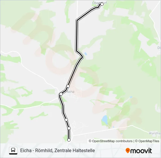 404 Bus Line Map