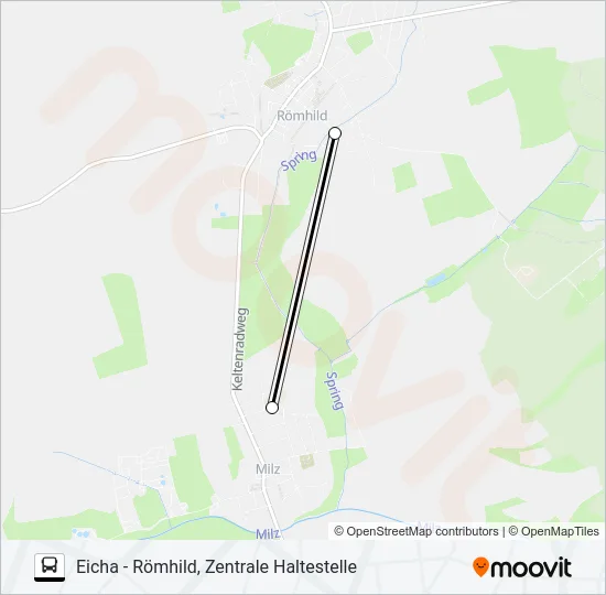 404 Bus Line Map