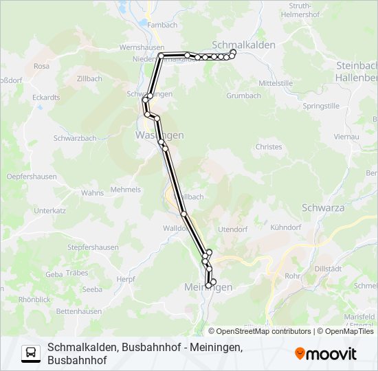 407 bus Line Map