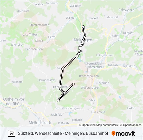 408 bus Line Map