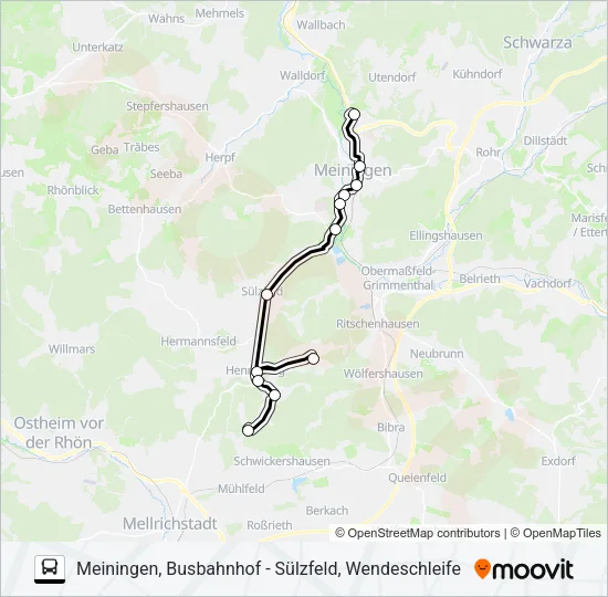 408 Bus Line Map