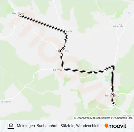 408 Bus Line Map