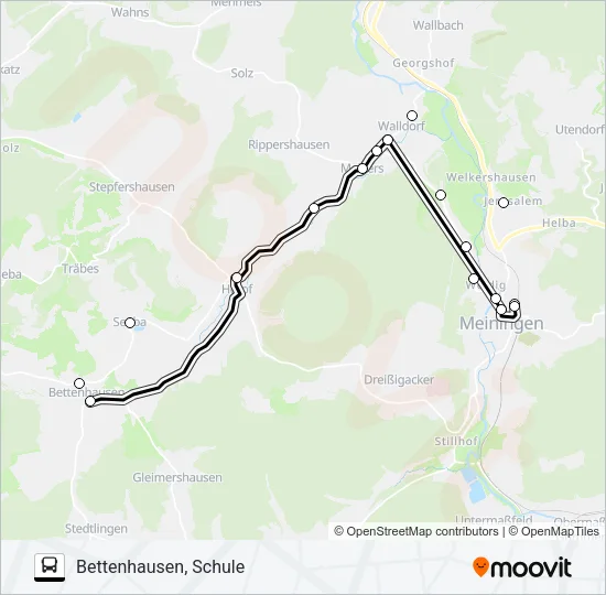 409 Bus Line Map