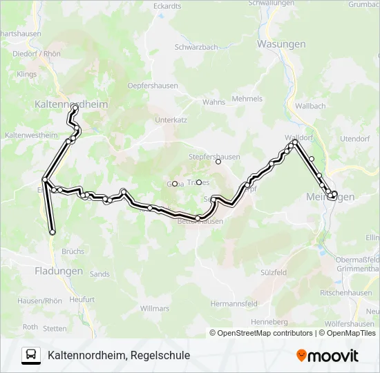 409 Bus Line Map