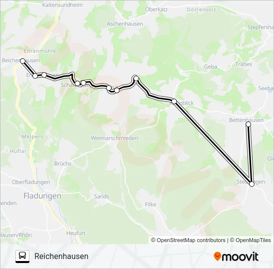 409 Bus Line Map