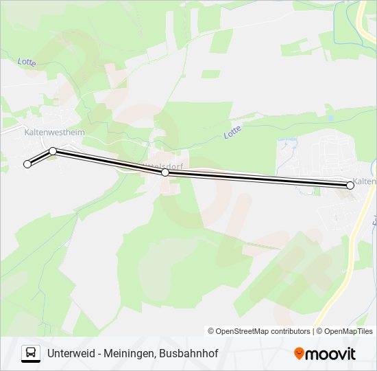 411 bus Line Map