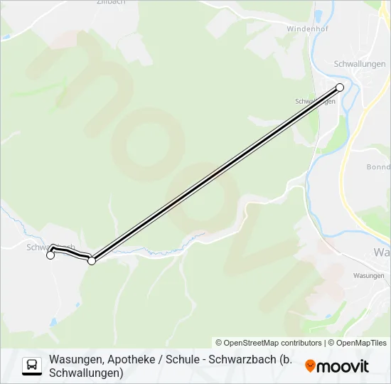 412 Bus Line Map