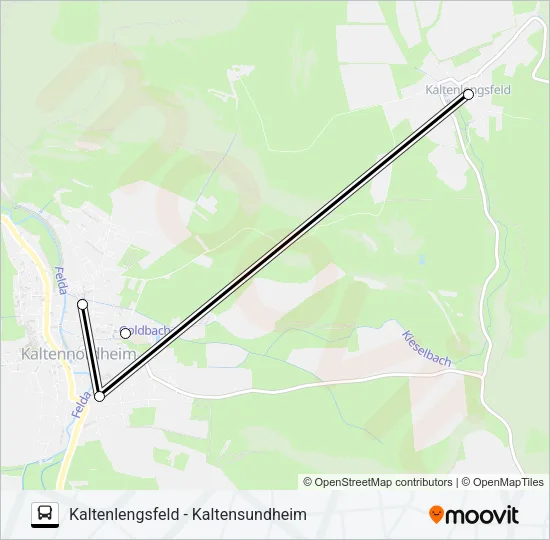 413 Bus Line Map