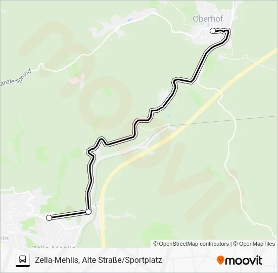 Автобус 422: карта маршрута