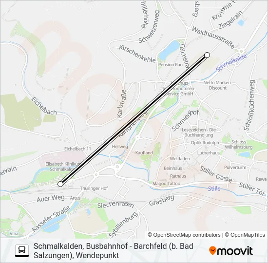 440 Bus Line Map