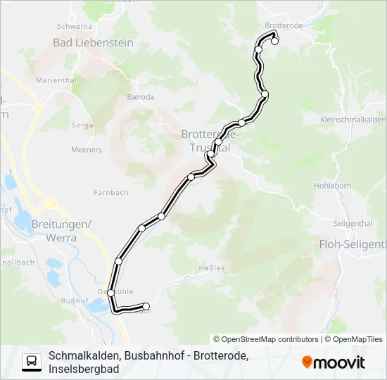 441 Bus Line Map