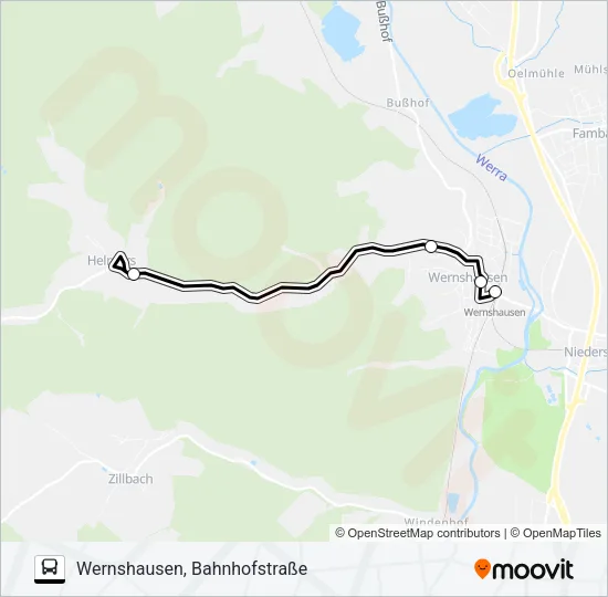 Автобус 443: карта маршрута