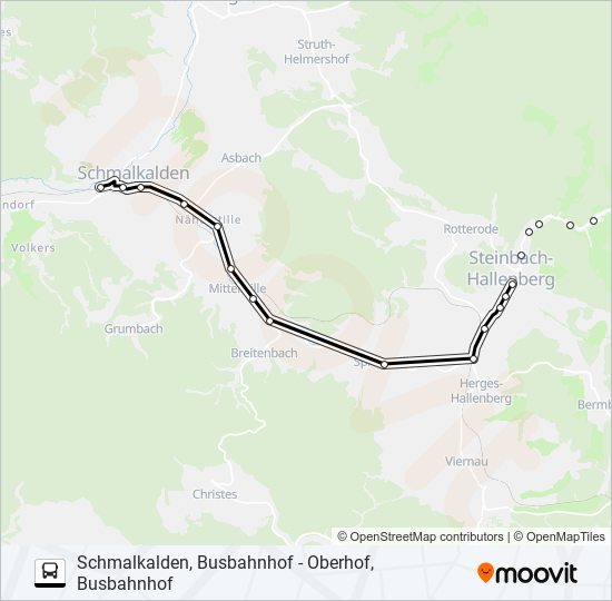 448 bus Line Map