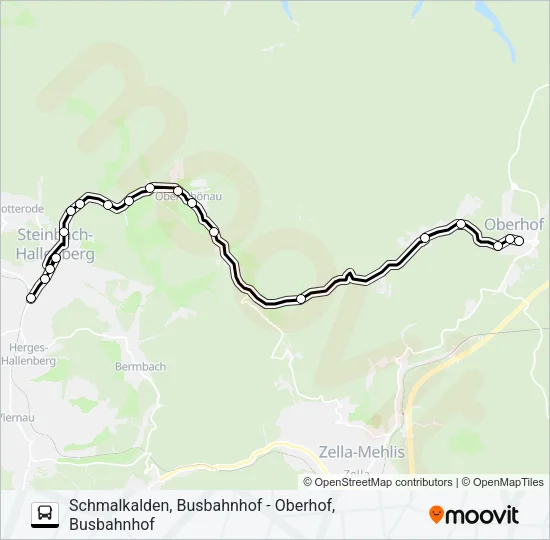 Автобус 448: карта маршрута