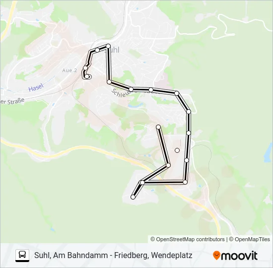 G Bus Line Map