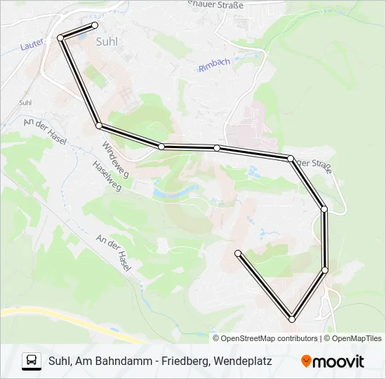 G Bus Line Map