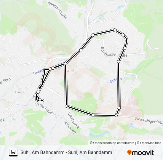 A1 Bus Line Map