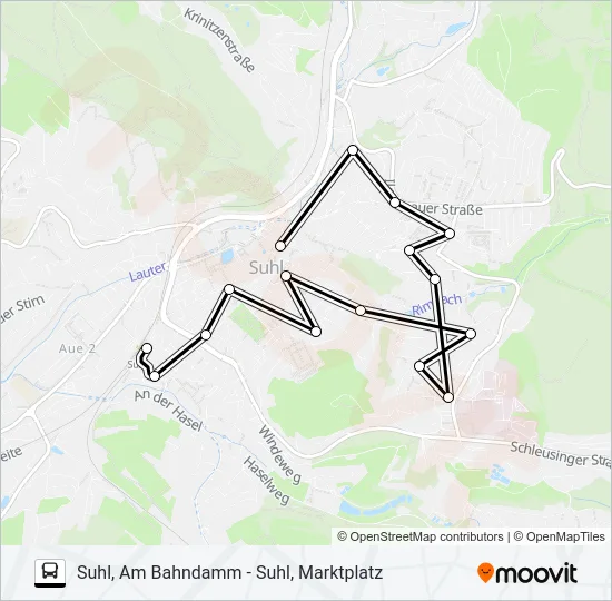 A3 Bus Line Map