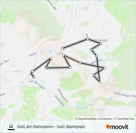 A3 Bus Line Map
