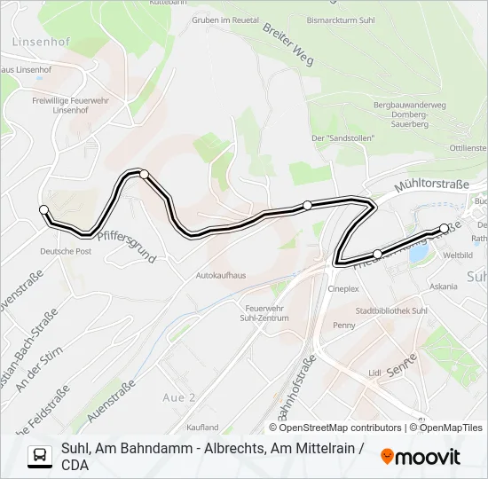 C1 Bus Line Map