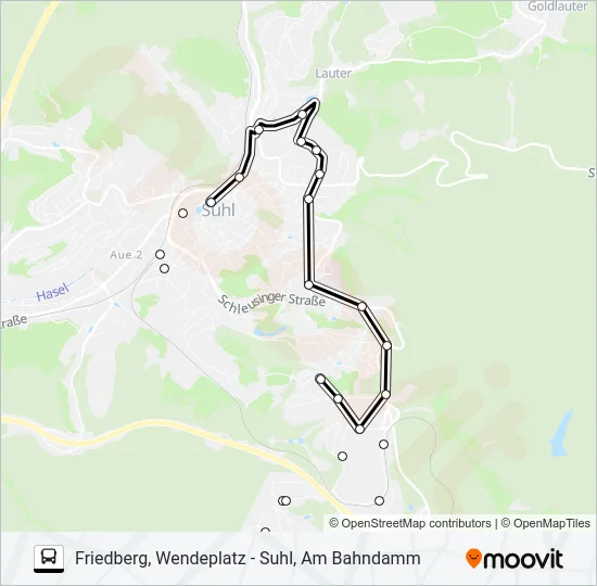 A/G Bus Line Map