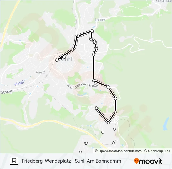 A/G Bus Line Map