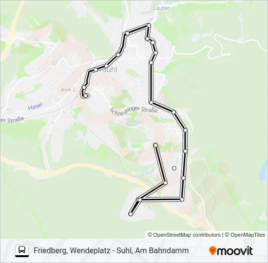A/G Bus Line Map