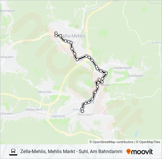 B/F Bus Line Map