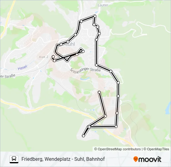 S32 Bus Line Map