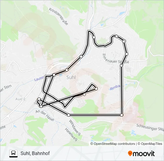 S33 Bus Line Map