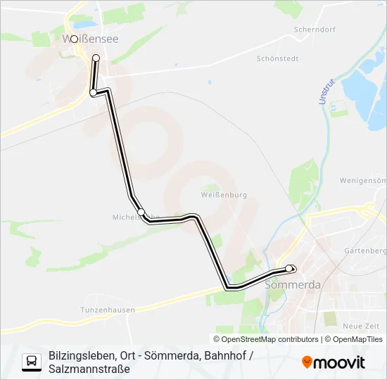 201 Bus Line Map