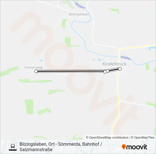 201 Bus Line Map