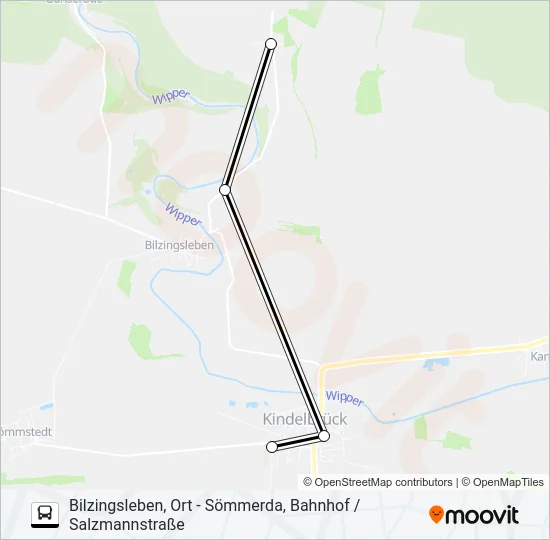 201 Bus Line Map