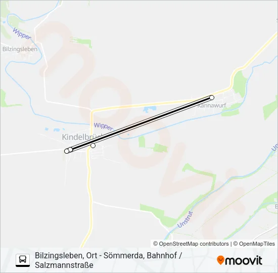 201 Bus Line Map