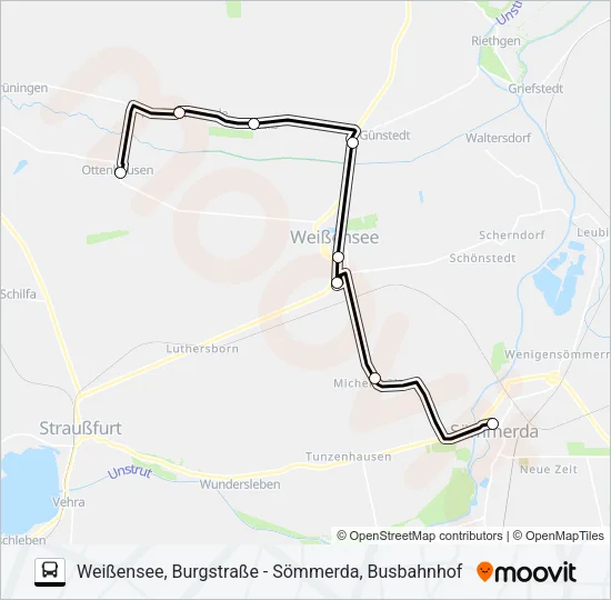 206 Bus Line Map