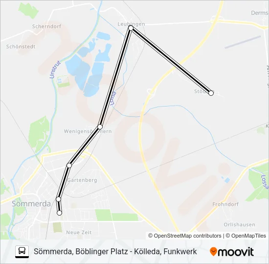 212 Bus Line Map