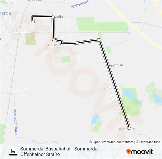 243 Bus Line Map