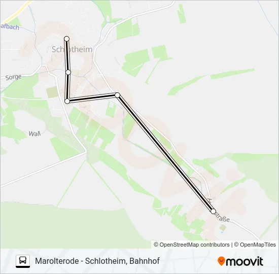 135 Bus Line Map