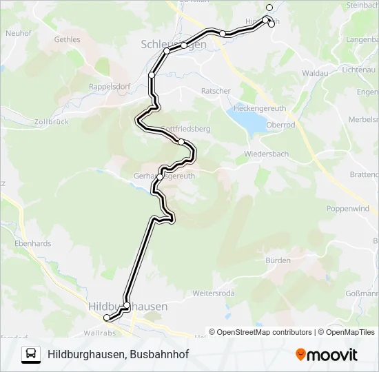 202 Bus Line Map