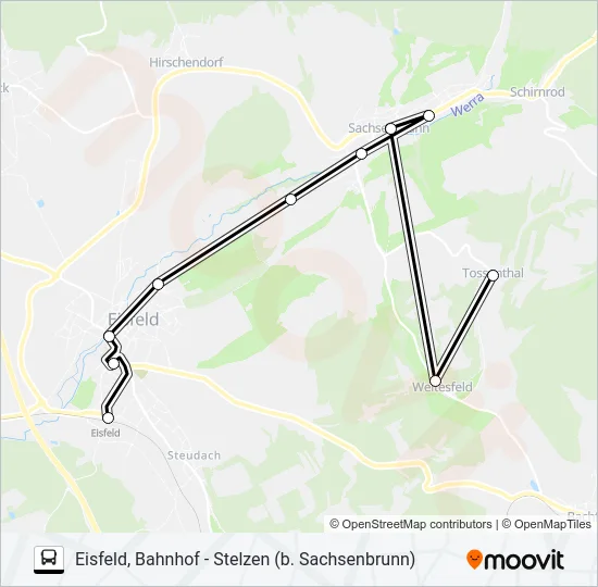 210 Bus Line Map