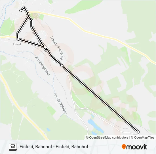 212 Bus Line Map