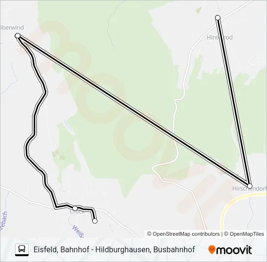 213 Bus Line Map