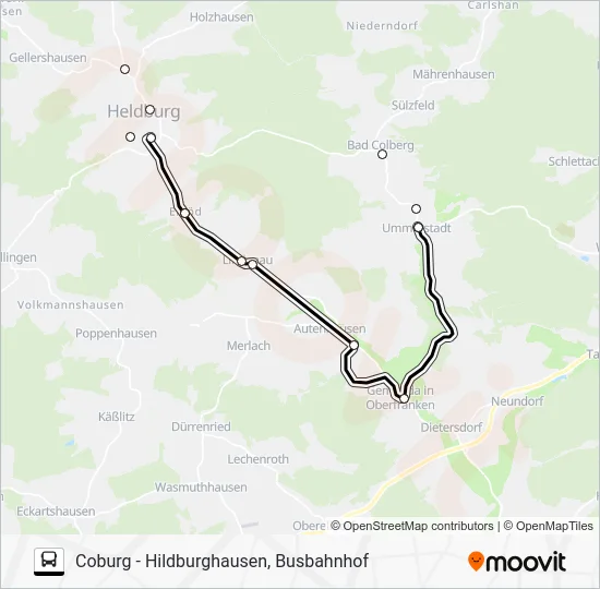 Автобус 217: карта маршрута