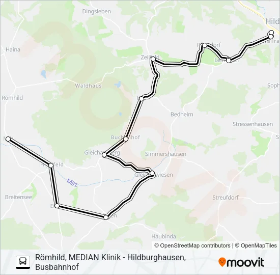 220 Bus Line Map