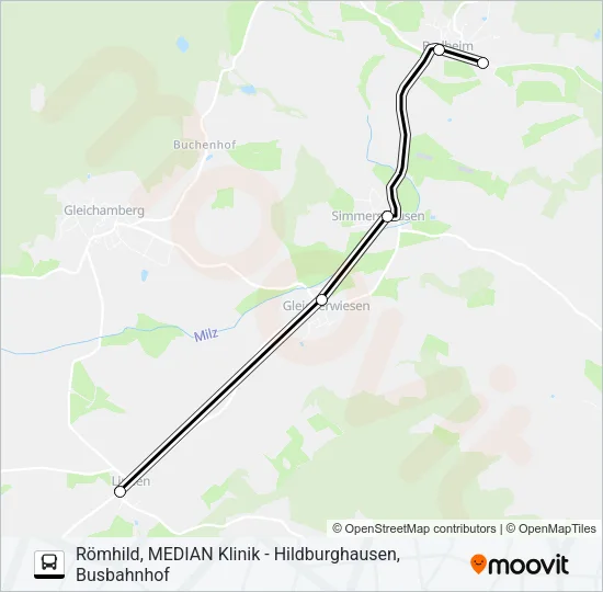 220 Bus Line Map