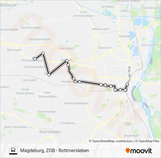 Автобус 612: карта маршрута